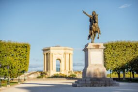 Promenade du Peyrou à Montpellier