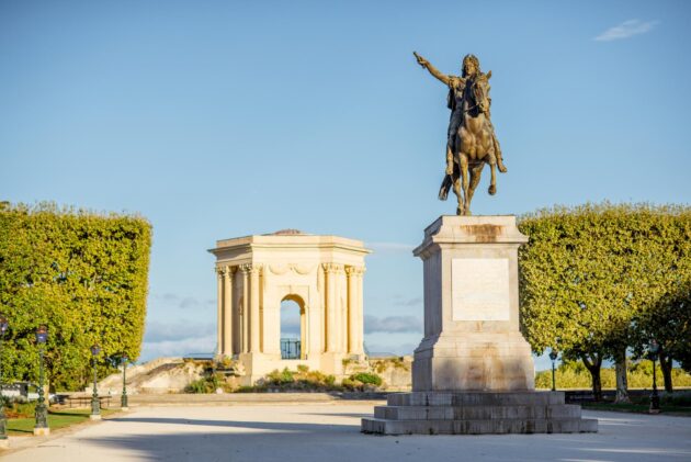 Promenade du Peyrou à Montpellier