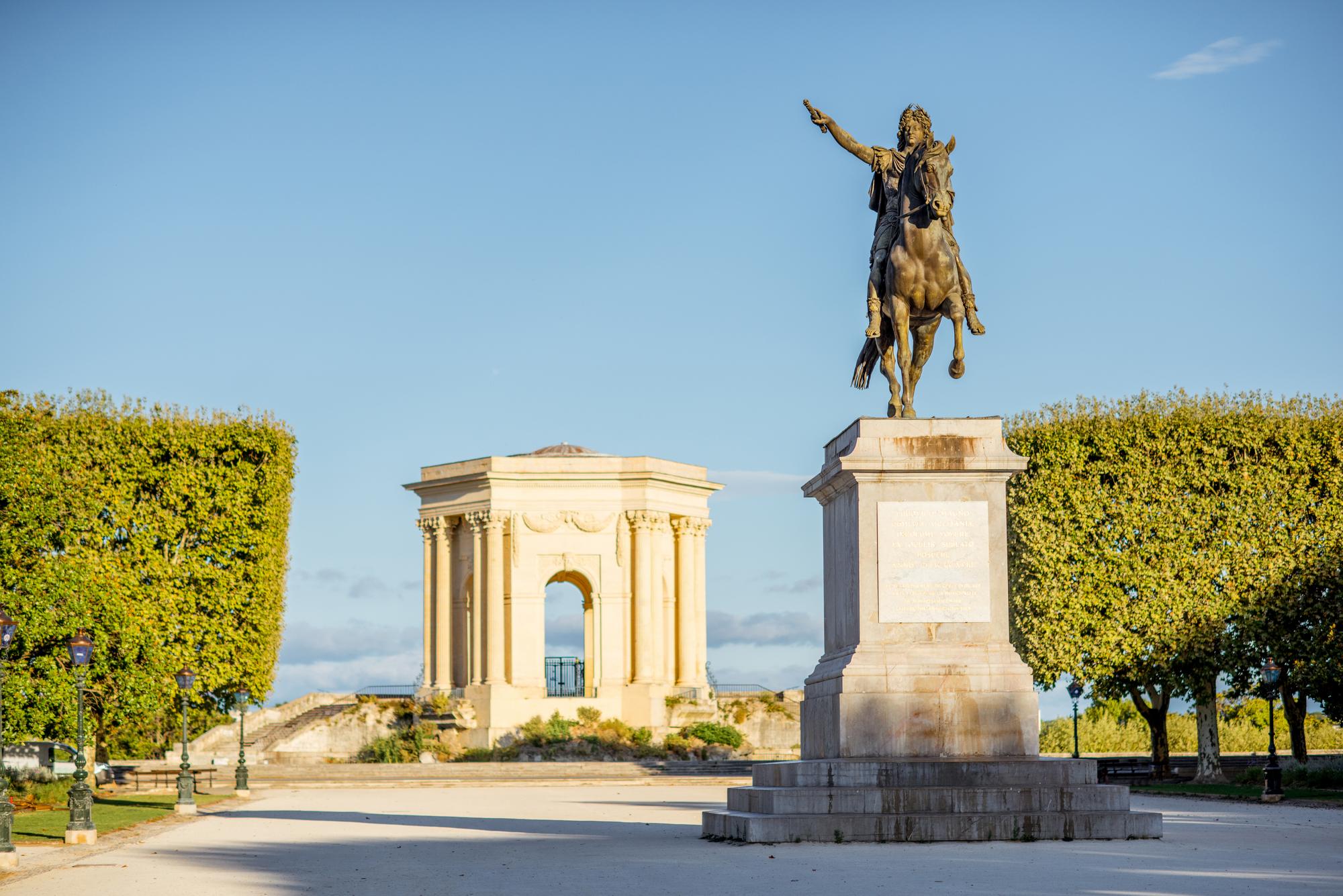 Promenade du Peyrou à Montpellier