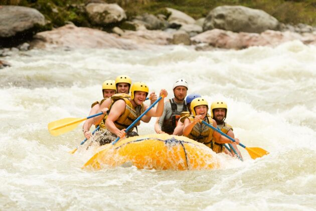 Rafting sur l'Arve à Genève, Suisse