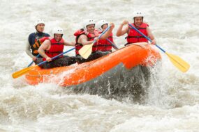 Rafting sur l'Aude, France