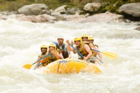 Rafting sur le Giffre à Samoëns, France