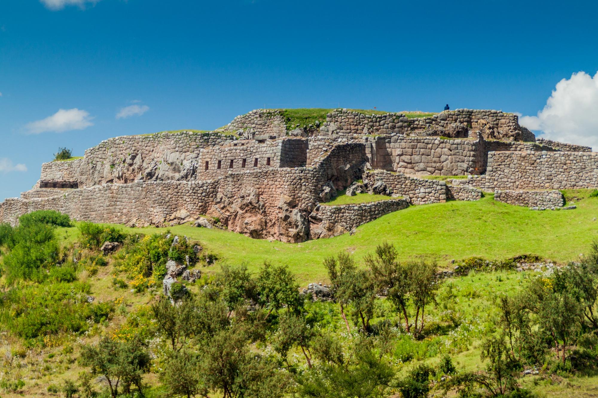 Ruines incas de Puka Pukara près de Cuzco, Pérou