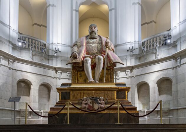 Statue au Musée Historique de Stockholm, Suède