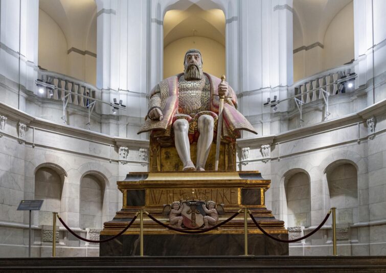 Statue au Musée Historique de Stockholm, Suède