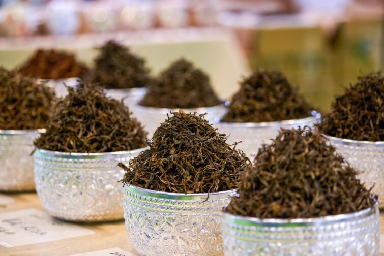 Thé chinois de haute qualité en vente dans une boutique