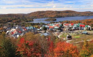 Tyrolienne à Mont-Tremblant, Canada