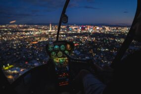 Vol en hélicoptère au-dessus de Las Vegas, USA