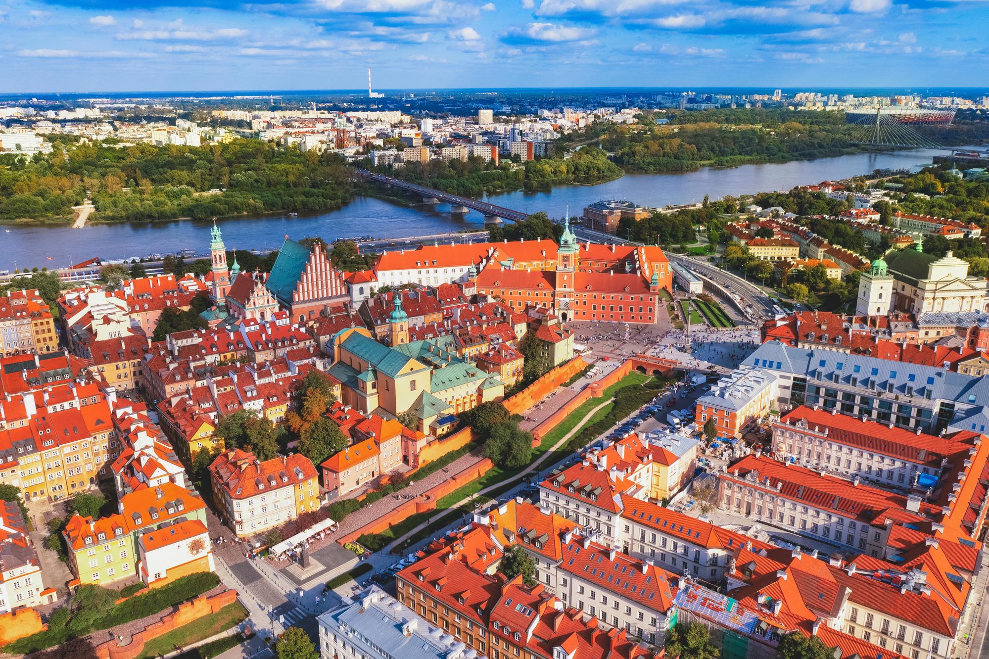 Vol en montgolfière à Varsovie, Pologne