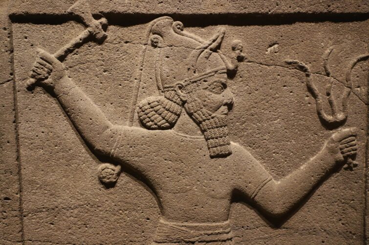 Vue du site archéologique de Carchemish à Gaziantep, Turquie, capturée en octobre 2020