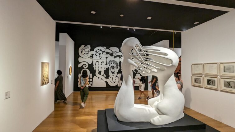 Vue extérieure du Museo de Arte Latinoamericano de Buenos Aires, Argentine