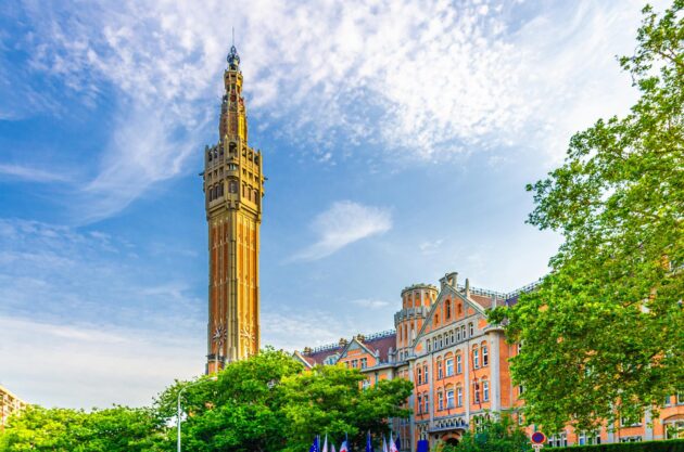 Vue sur le beffroi de Lille