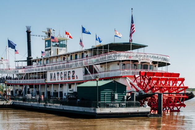 bateau à vapeur sur le Mississippi