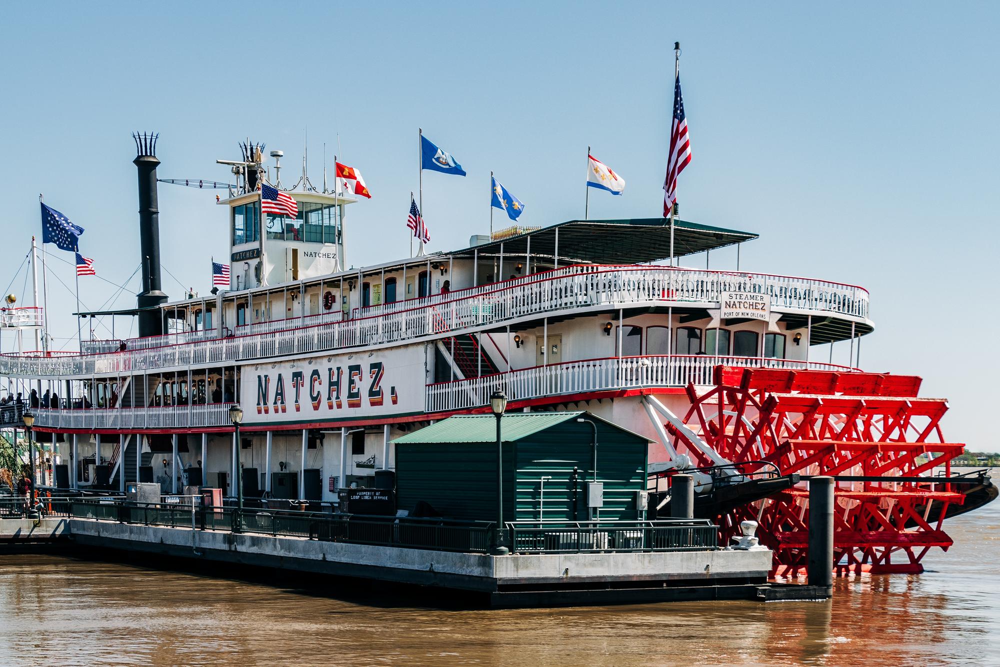 bateau à vapeur sur le Mississippi