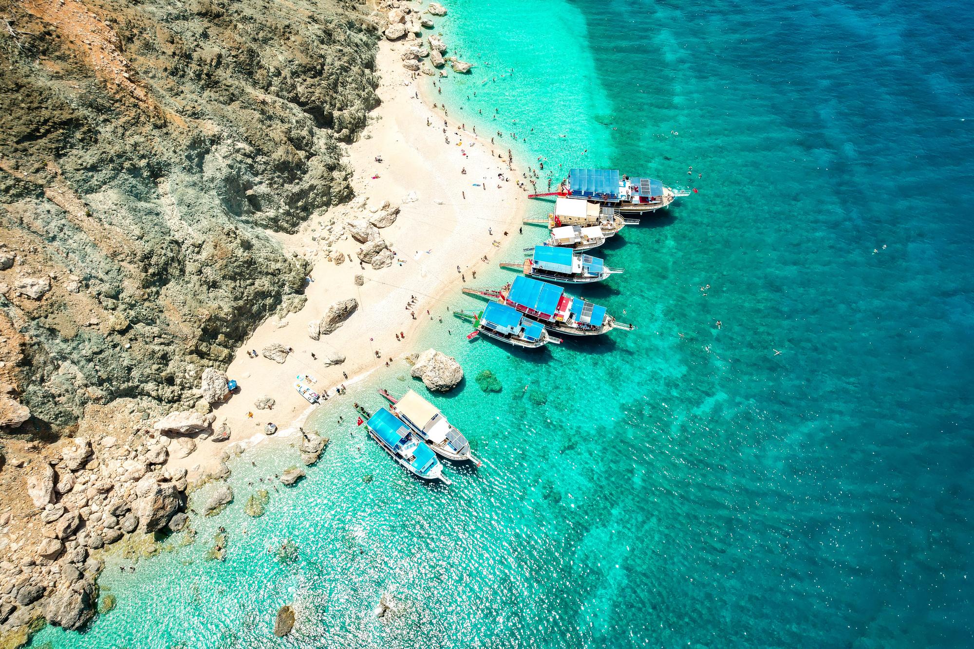 croisière vers l'île de Suluada, Antalya