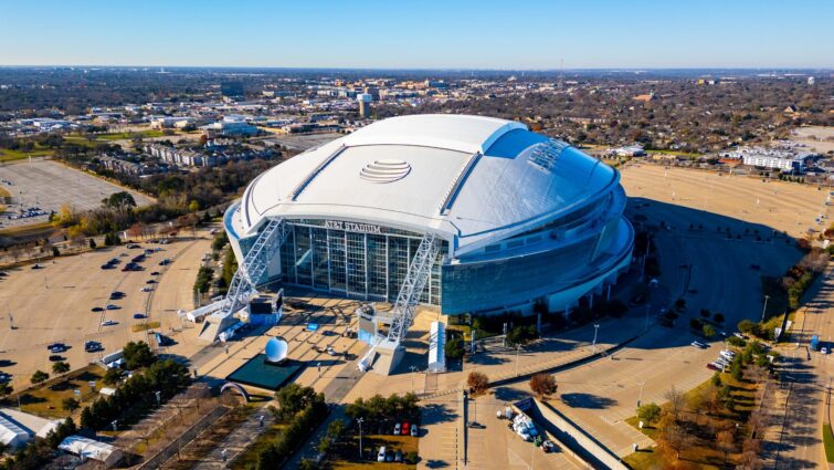 le stade de l'équipe de football des Cowboys NFL Dallas