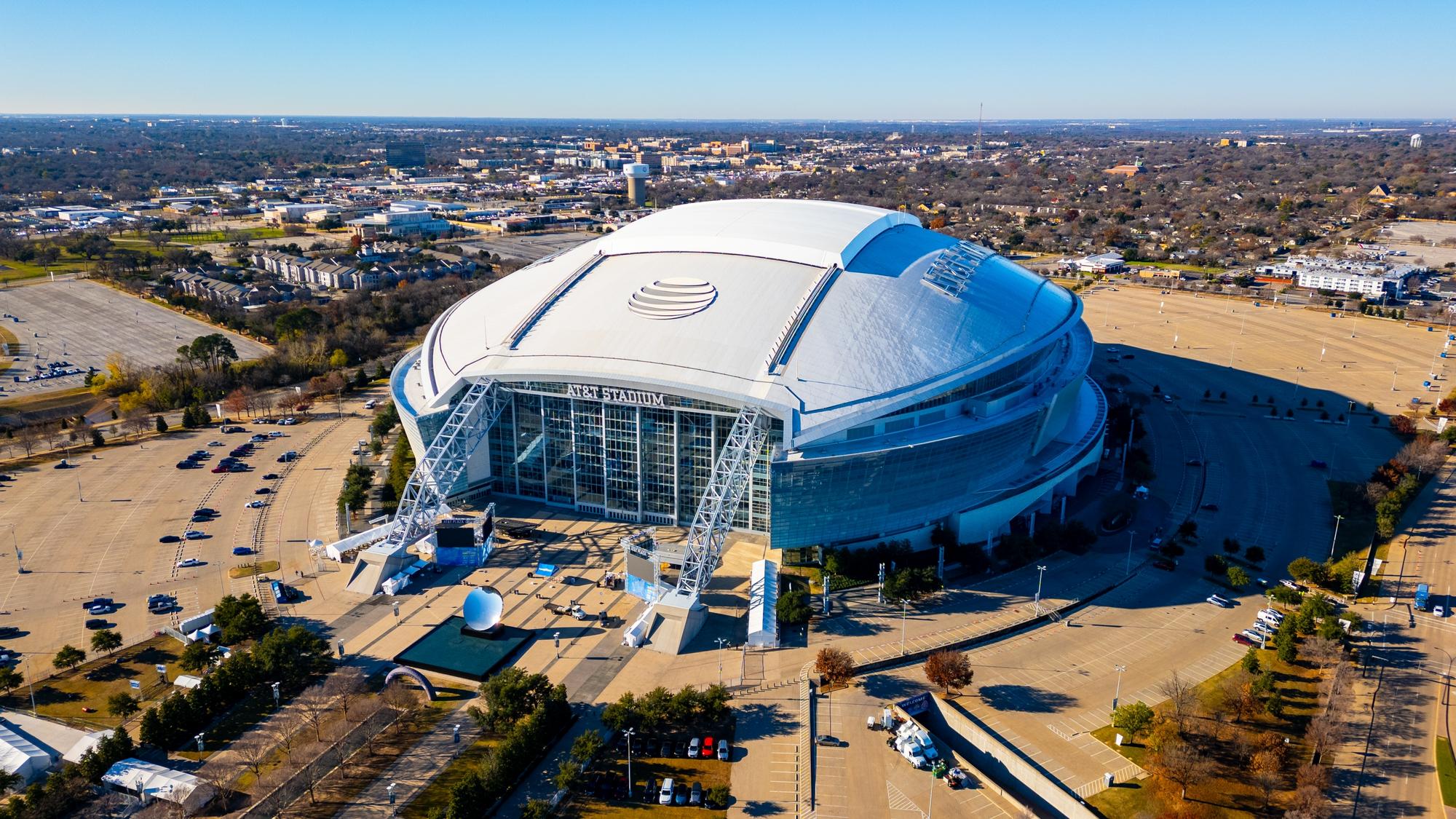 le stade de l'équipe de football des Cowboys NFL Dallas