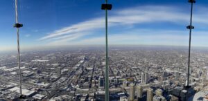vue depuis le skydeck à Chicago