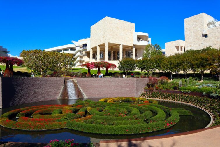 vue du Getty Center Museum à Los Angeles