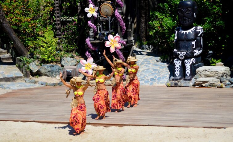 Aloha Tahití show at PortAventura World, Salou, Spain