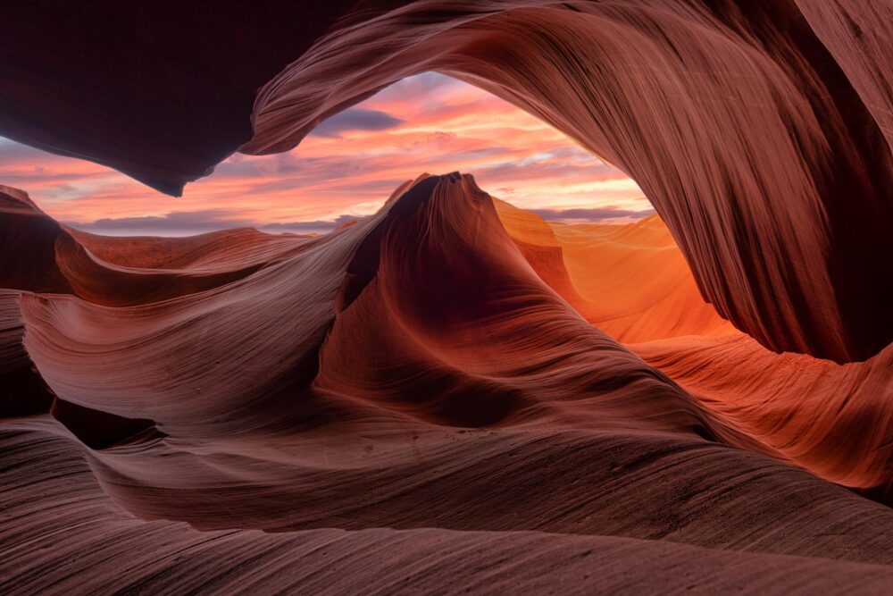 Antelope Canyon en Arizona, États-Unis