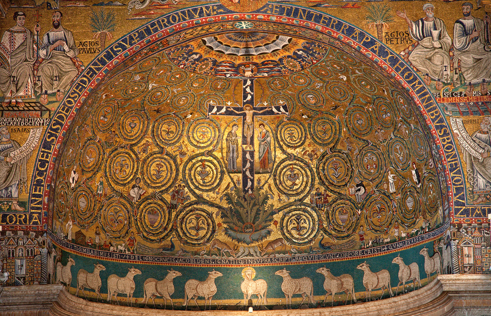 Intérieur de la Basilique Saint-Clément à Rome