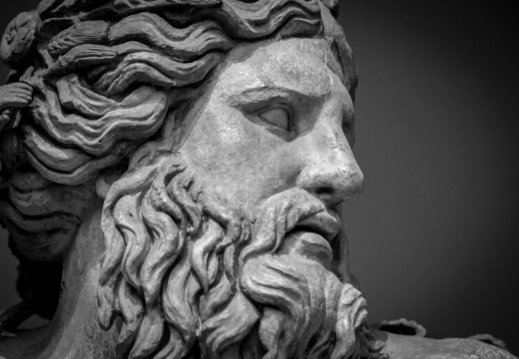 Buste antique du dieu du Nil