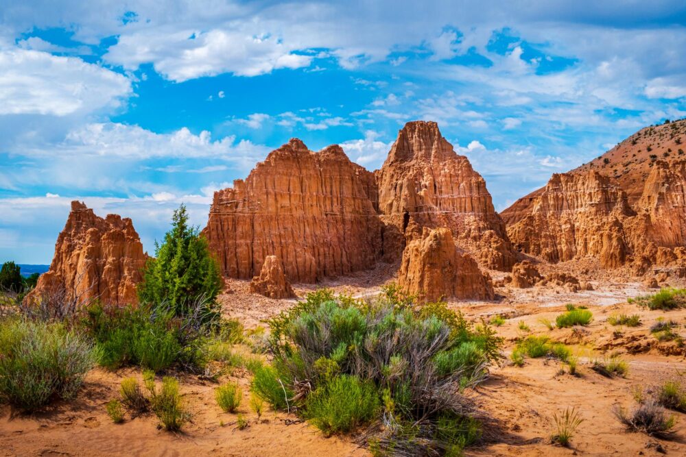 Cathedral Gorge State Park dans le Nevada, États-Unis