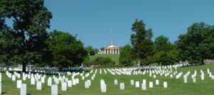 Cimetière national d'Arlington à Washington D.C aux États-Unis