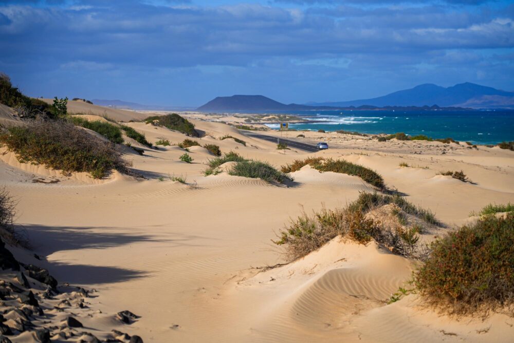 Corralejo et son parc naturel à Fuerteventura, Espagne