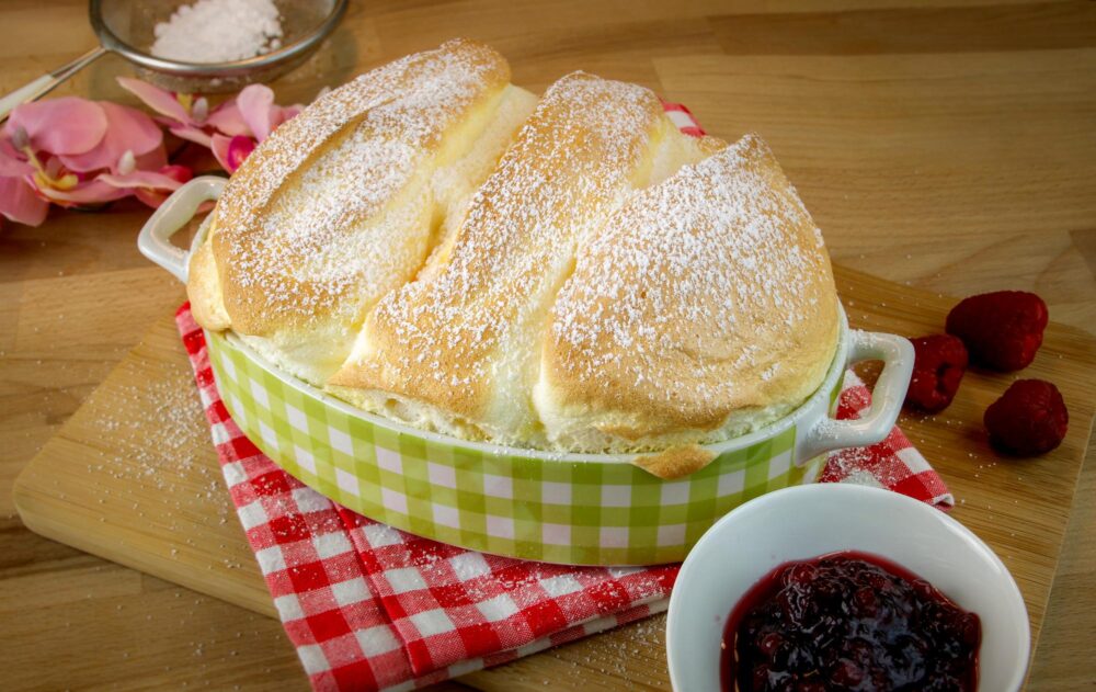 Dessert Salzburger Nockerl spécialité autrichienne