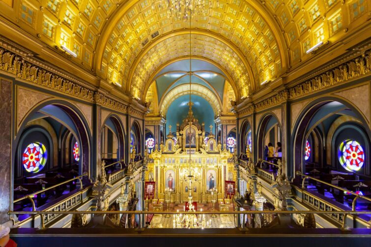 Église Saint-Stephen des Bulgares à Istanbul, Turquie, vue extérieure
