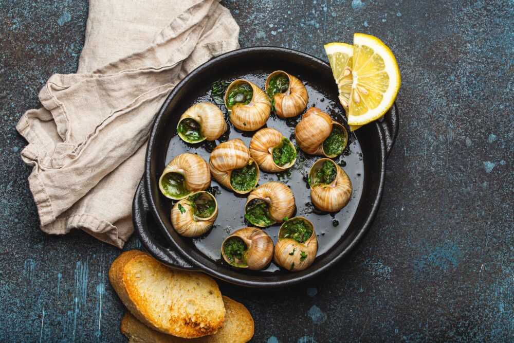 Escargots de Bourgogne, recette de cuisine traditionnelle française