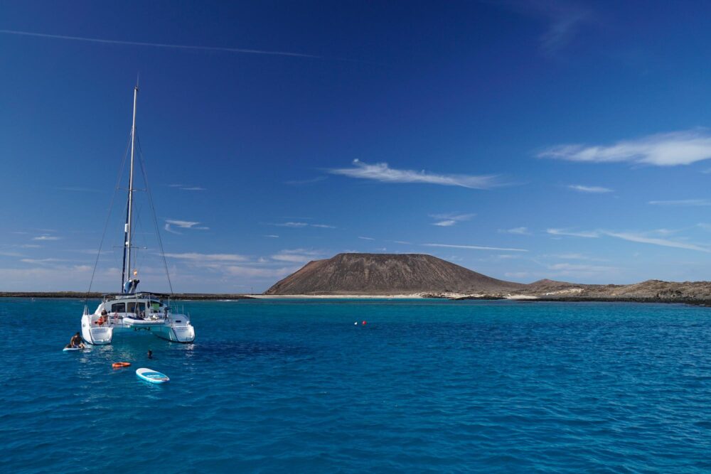 Excursion en bateau à l'île de Lobos à Fuerteventura, Espagne