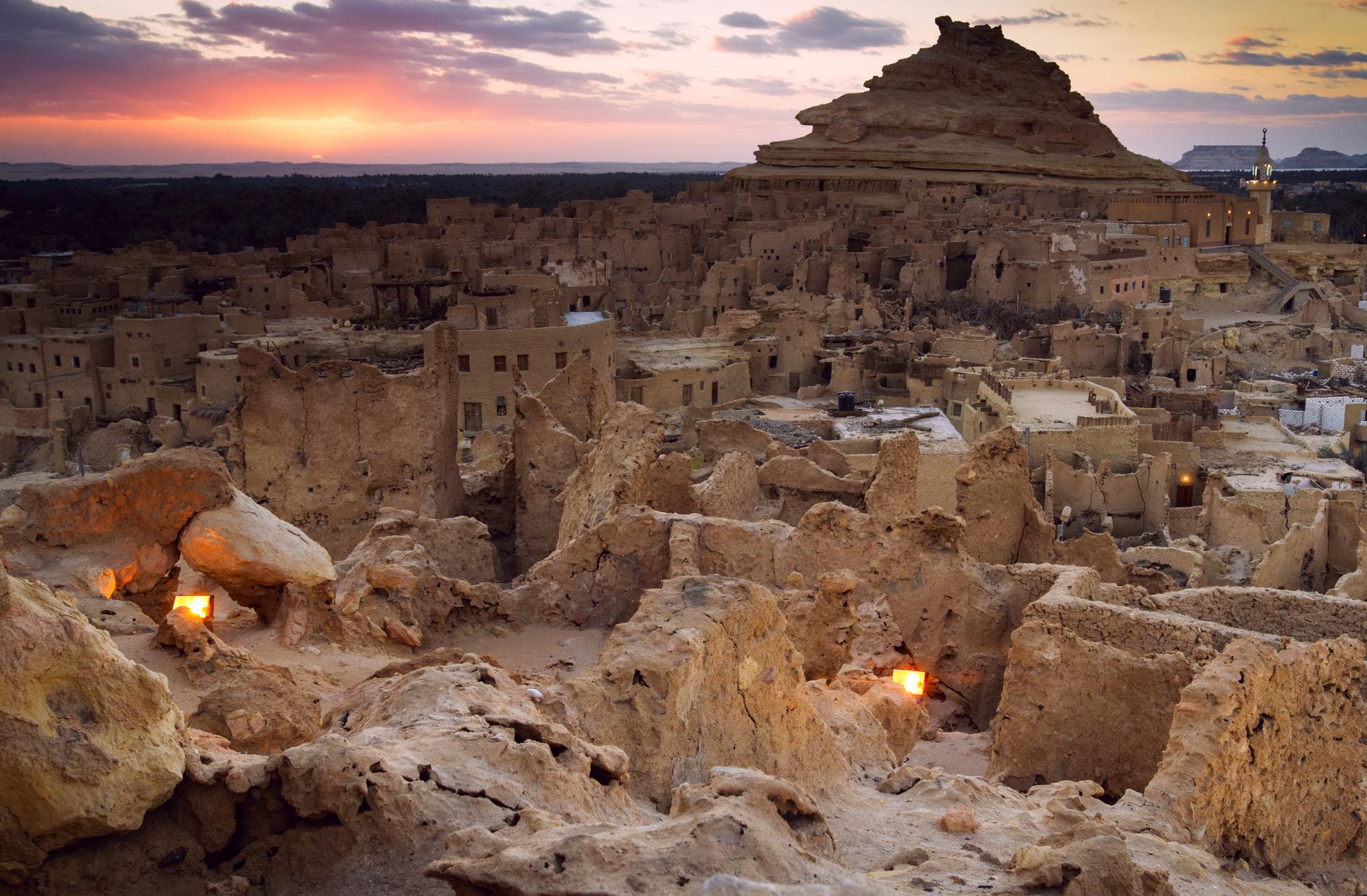 Forteresse de Shali dans l'oasis de Siwa, Égypte