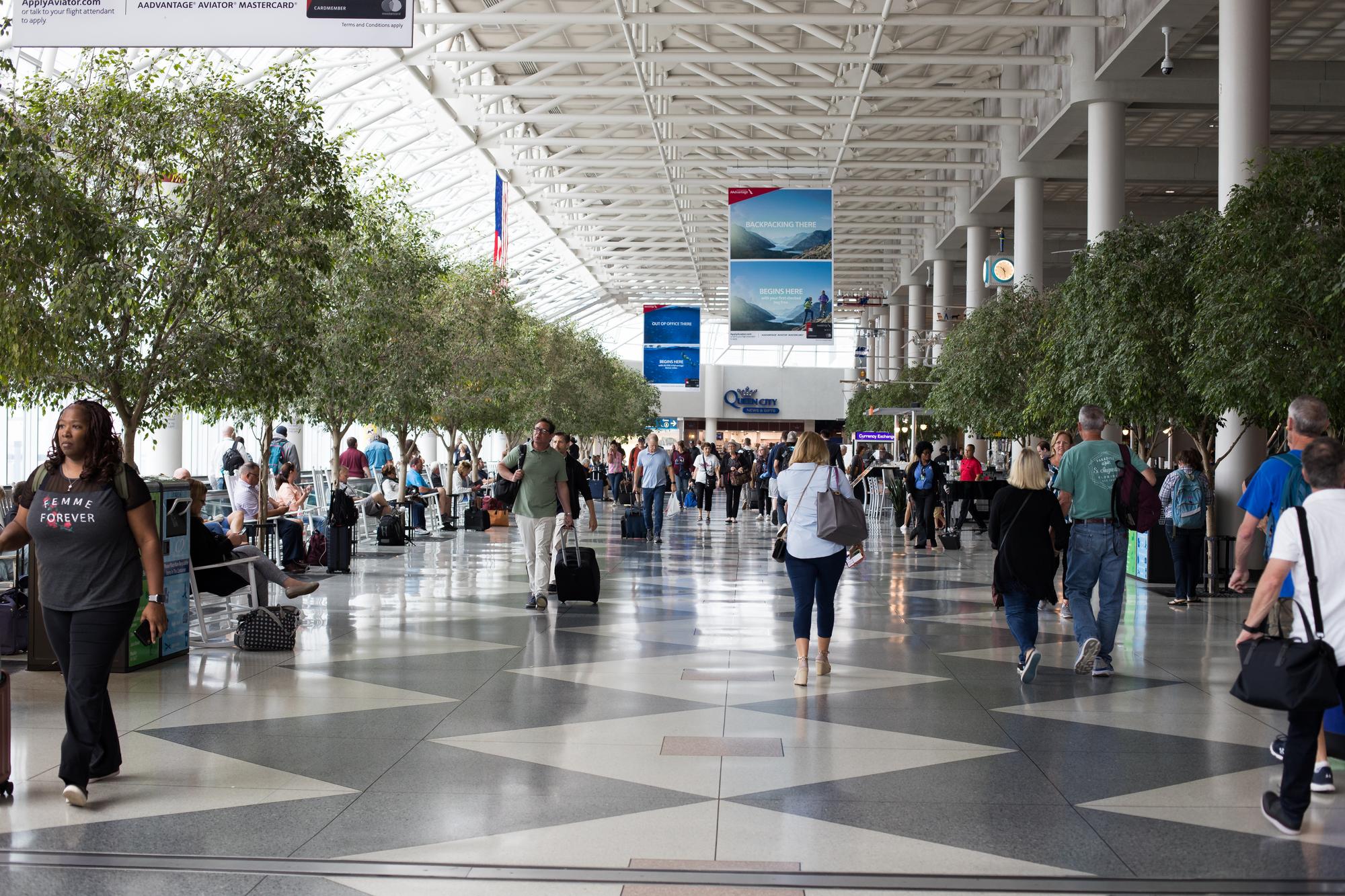 Hall de l'aéroport Charlotte-Douglas
