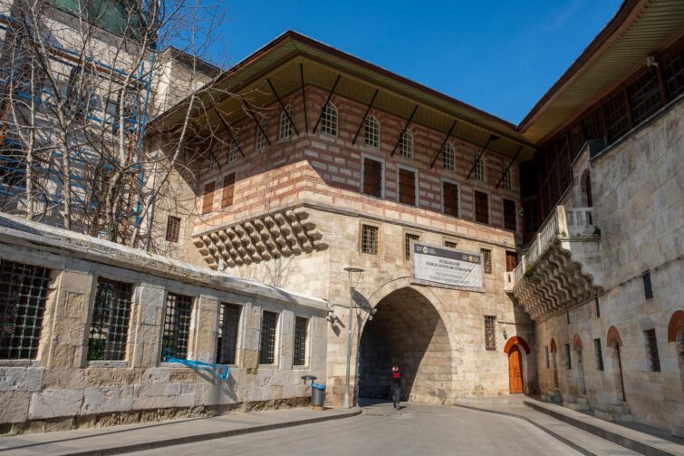 Hünkâr Kasrı, palais historique à Istanbul, Turquie, vue extérieure