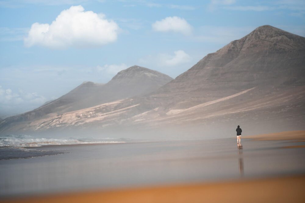Jandía et le parc naturel à Fuerteventura, Espagne