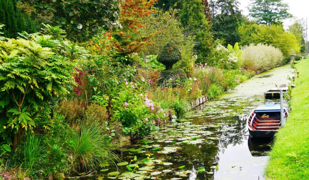 Jardin flottant des hortillonnages d'Amiens.