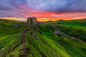 L'Île de Skye, au Royaume-Uni