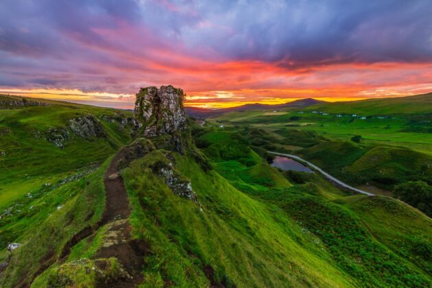 L'Île de Skye, au Royaume-Uni