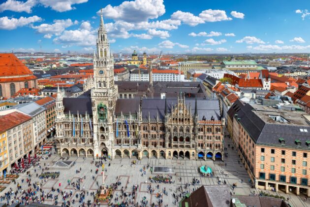 La Marienplatz à Munich