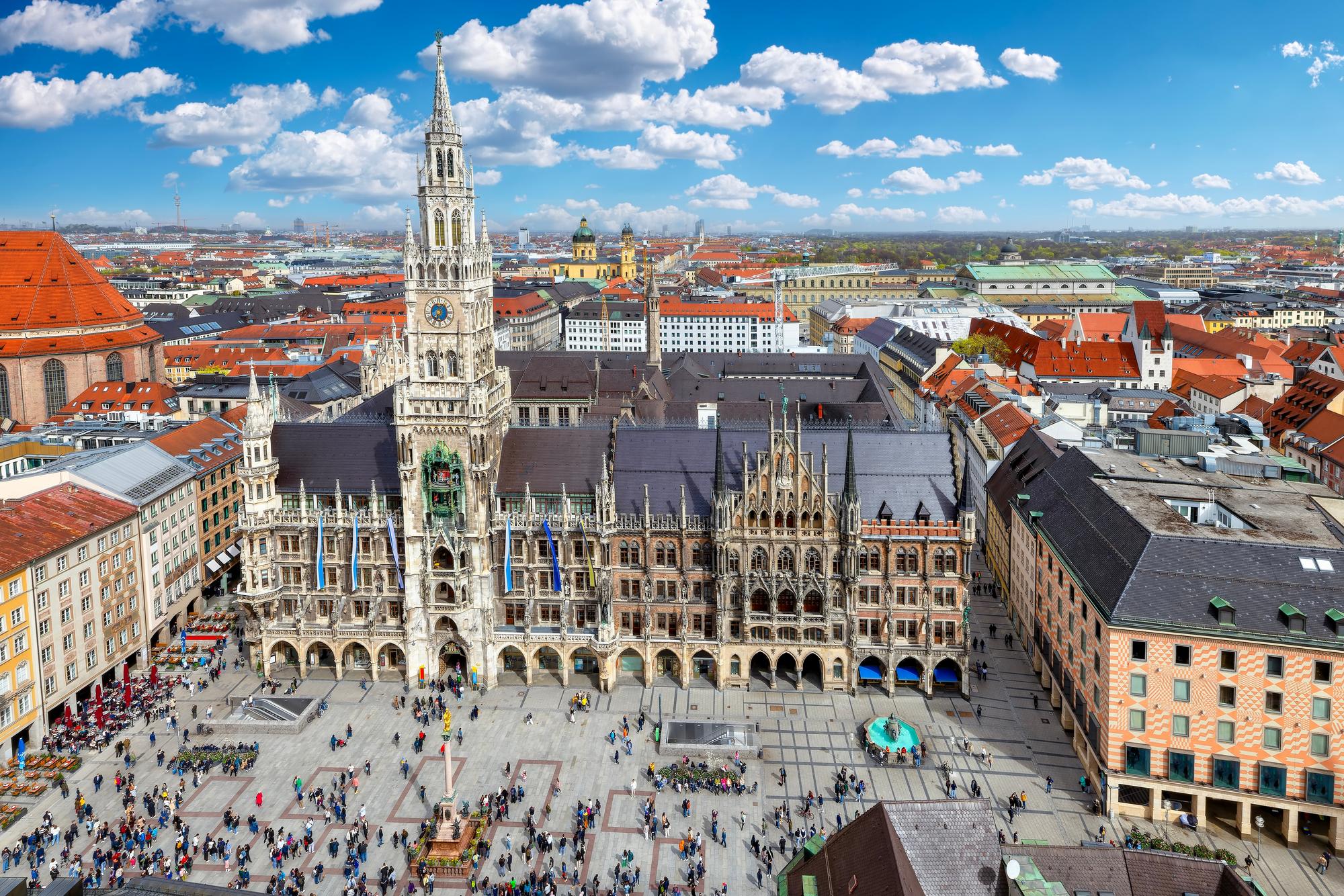La Marienplatz à Munich