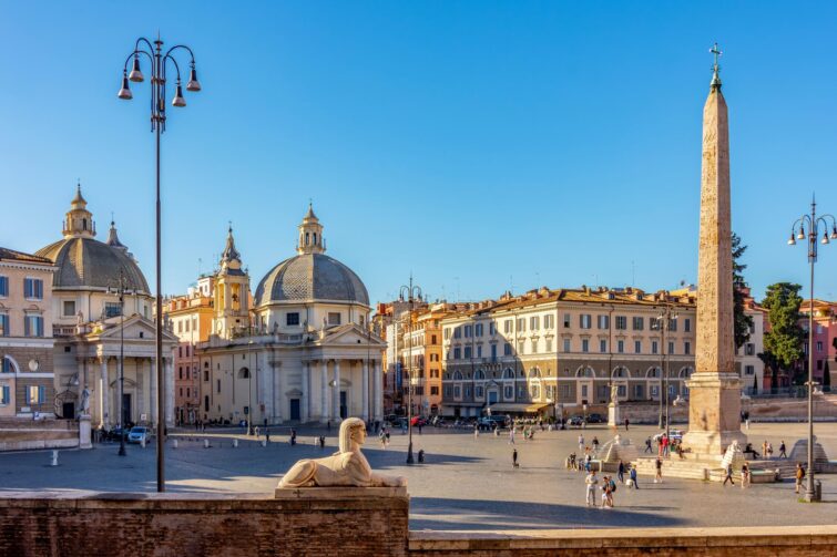 La Piazza del Popolo à Rome