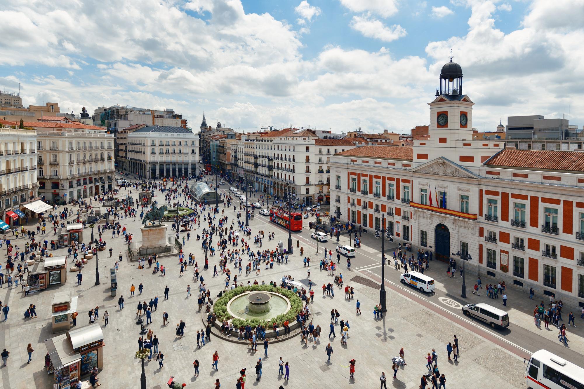 La Puerta del Sol à Madrid