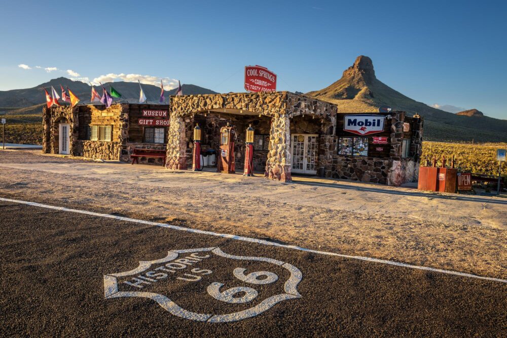 La Route 66 en Arizona, États-Unis