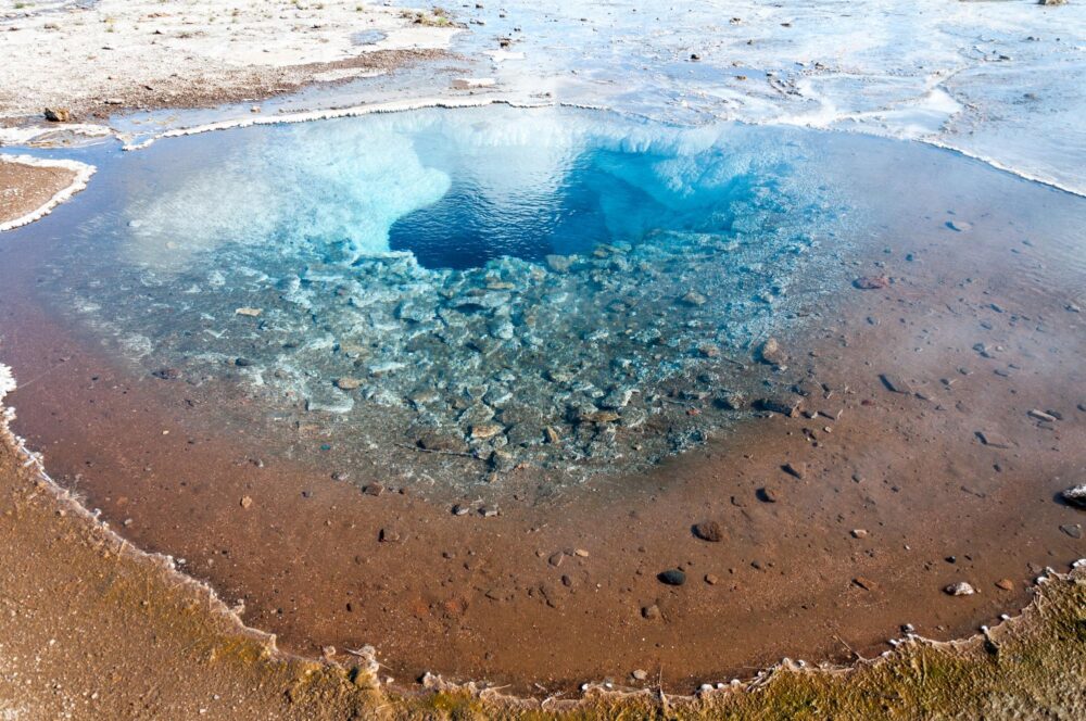 La lagune secrète ou Secret Lagoon dans le Cercle d'Or, Islande