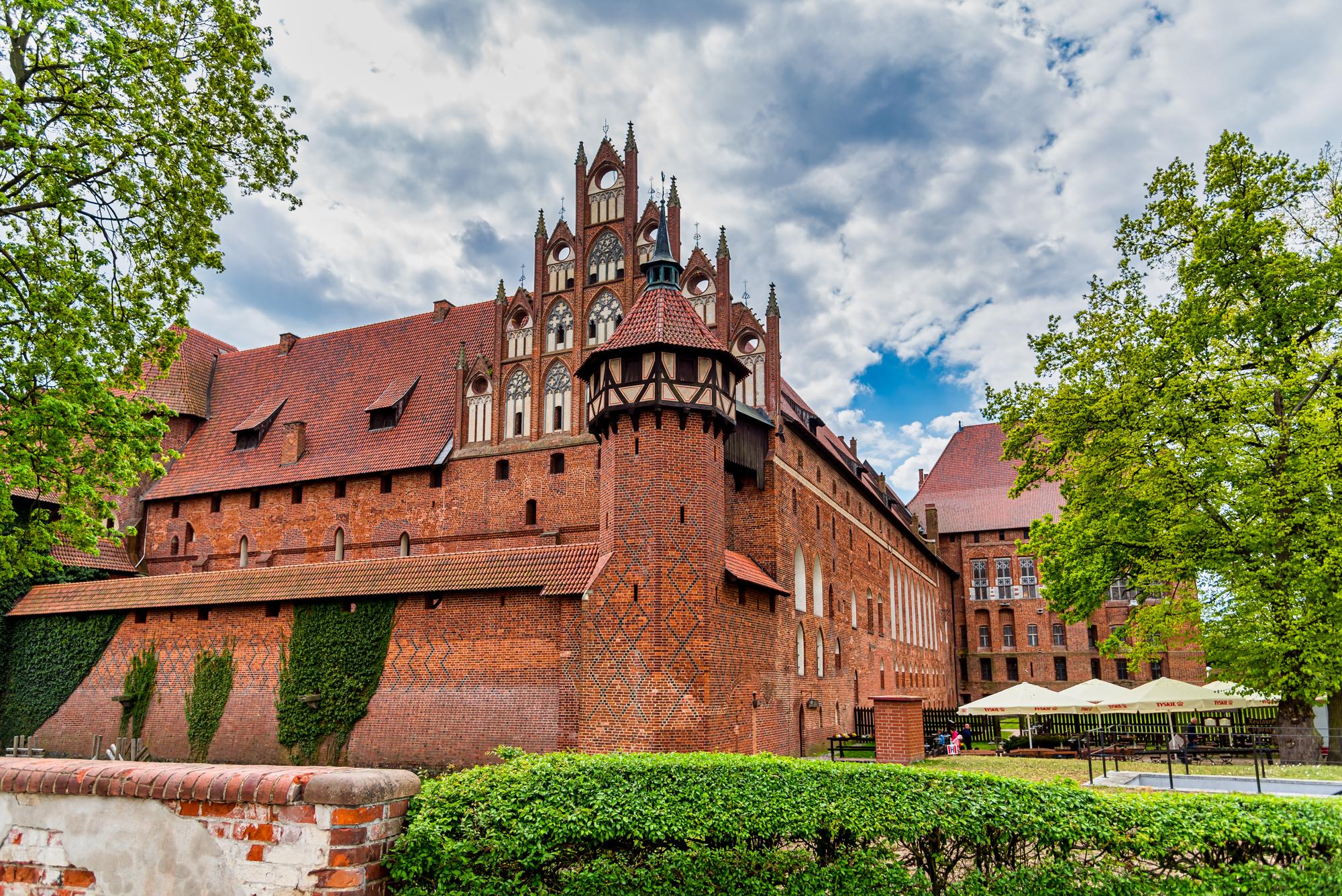 Le Château de Malbork, situé près de Gdansk