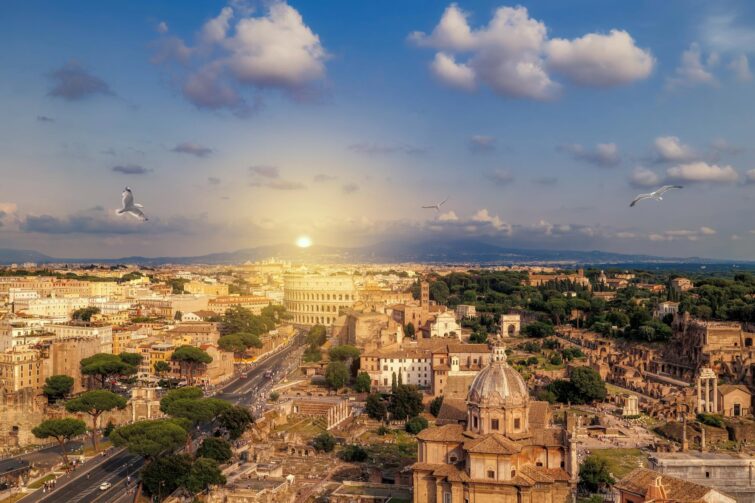 Le Mont Palatin à Rome