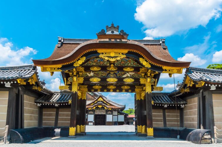 Le Nijō Castle à Kyoto, Japon